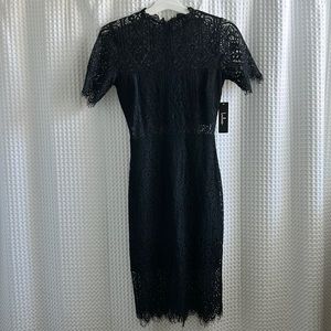Lulus “Remarkable Black Lace Dress”